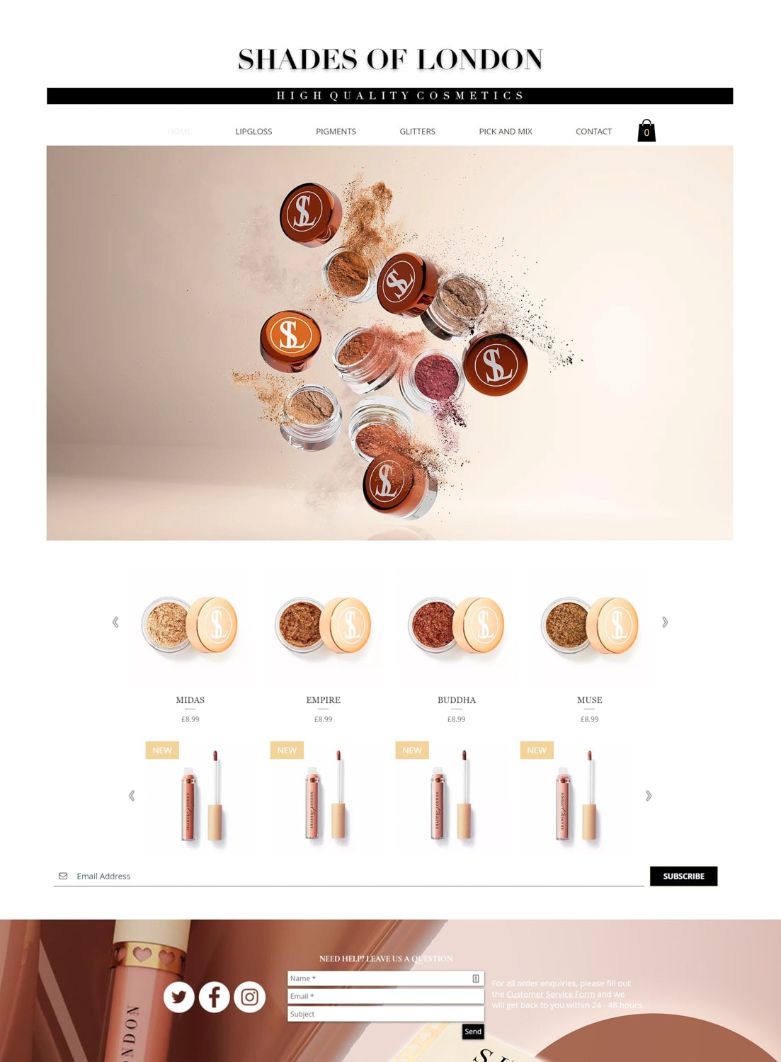 Dust exposition images cosmetic product