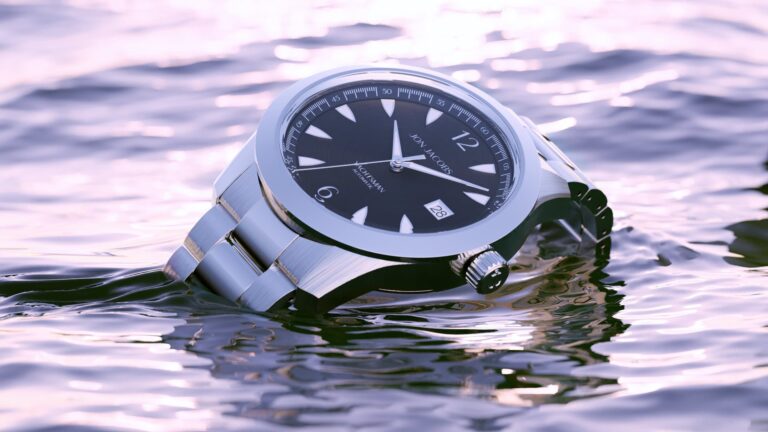 Luxury watch photography render
