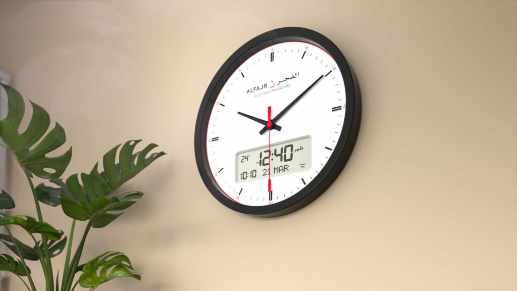 Prayer wall clock image rendered in Blender