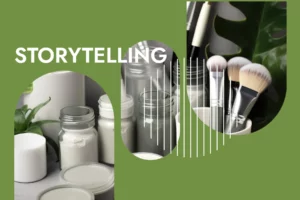 Storytelling through cosmetic product photography
