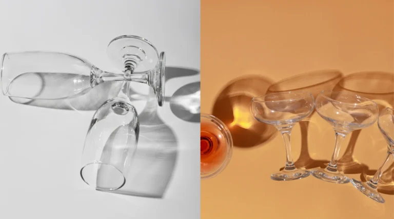Types of glass product photography