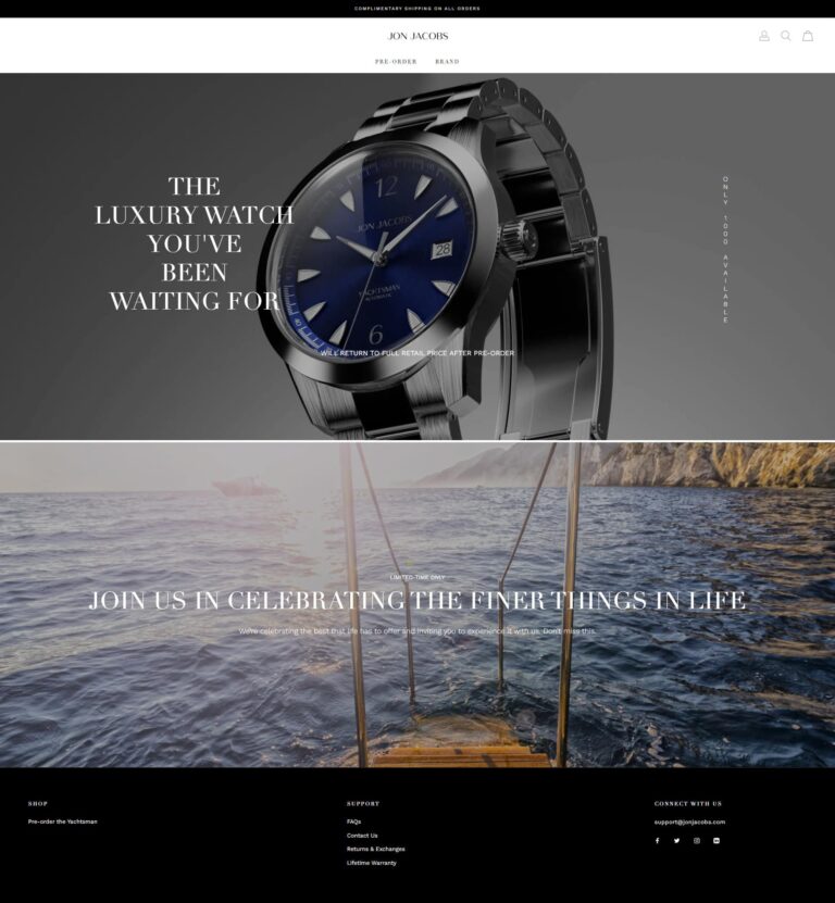 luxury watch photography example