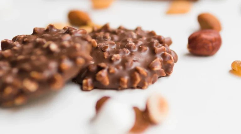 Macro Shots of Chocolate Chips