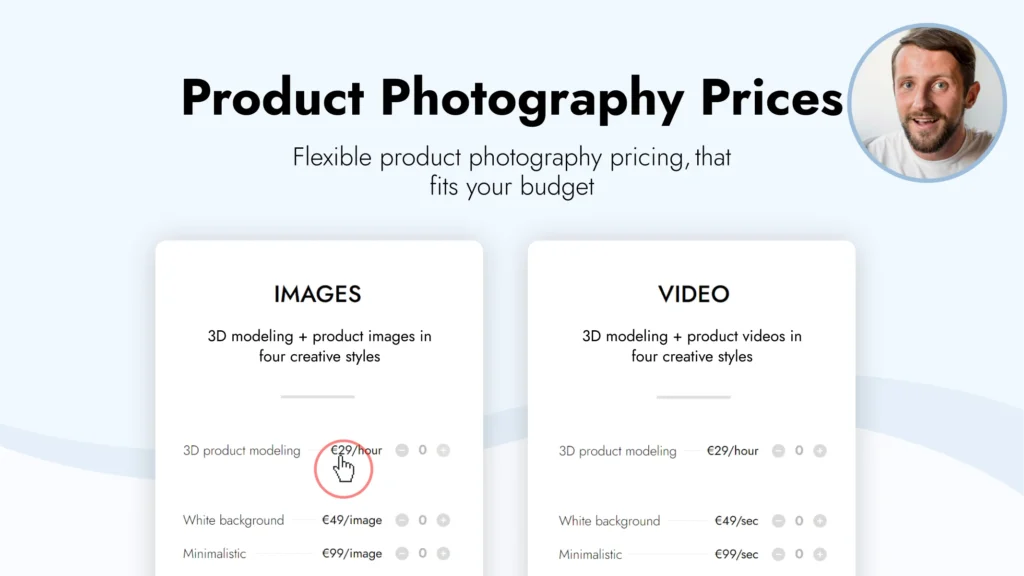 Product photography prices explained