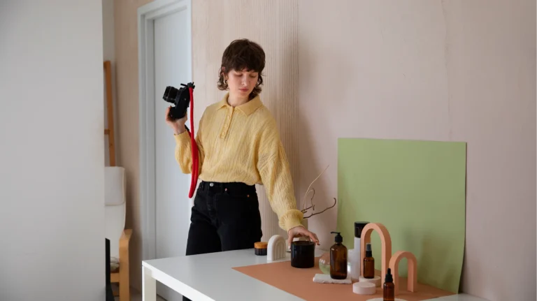 Preparing for e-commerce photography